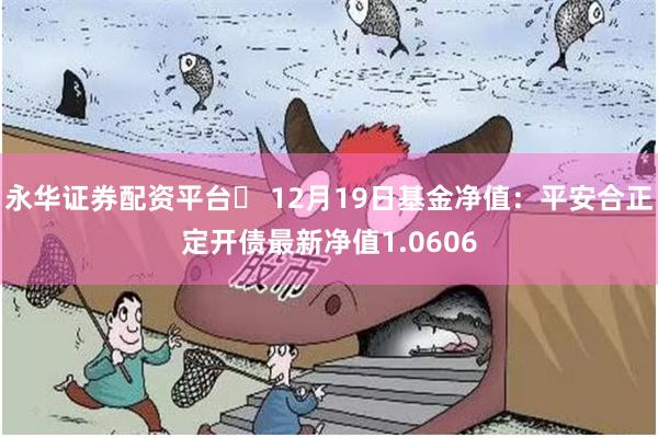 永华证券配资平台	 12月19日基金净值：平安合正定开债